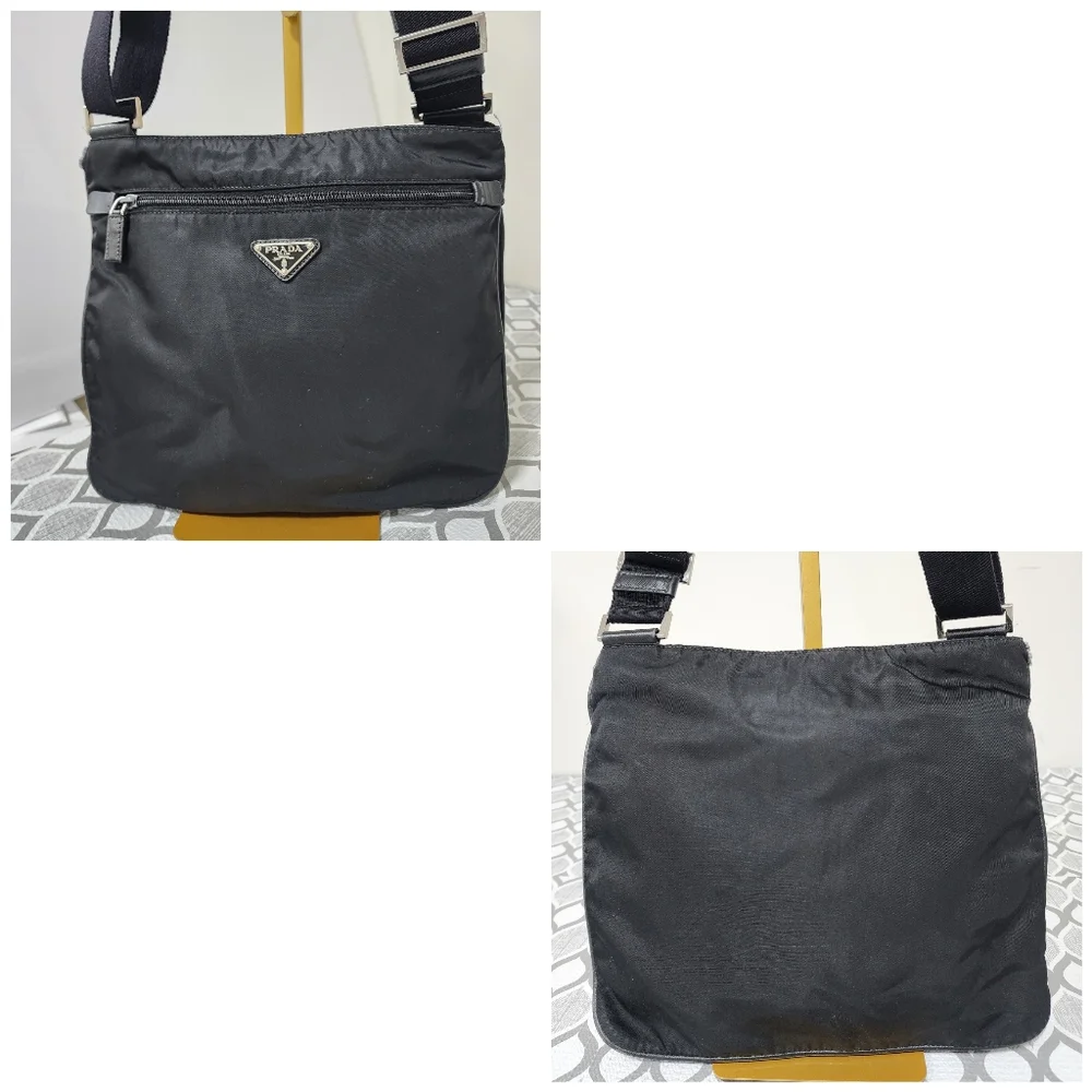 Prada Front Pocket Messenger Bag Tessuto Medium
